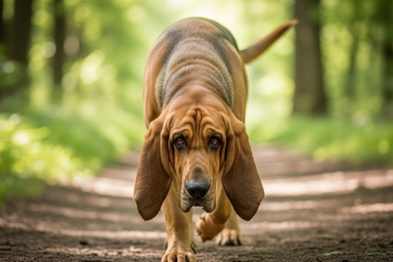 Bloodhound O Mestre do Faro Que Pode Sofrer Com a Teimosia