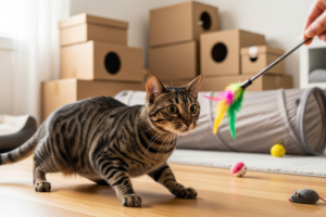 Brincadeiras para gatos como estimular o instinto de caça e garantir um felino feliz e saudável
