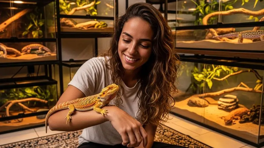 "Em 2020, eu não fazia a menor ideia do que estava fazendo. Hoje cuido de três espécies completamente diferentes — e aprendi quase tudo errando primeiro. 🦎"