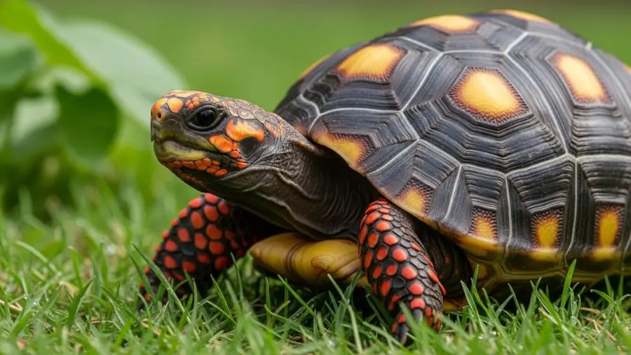 "A Jade chegou em 2022 assustada, desidratada e com o casco ressecado. Hoje ela é essa. O caminho entre os dois pontos foi longo — e vale cada detalhe deste guia. 🐢❤️" -->
