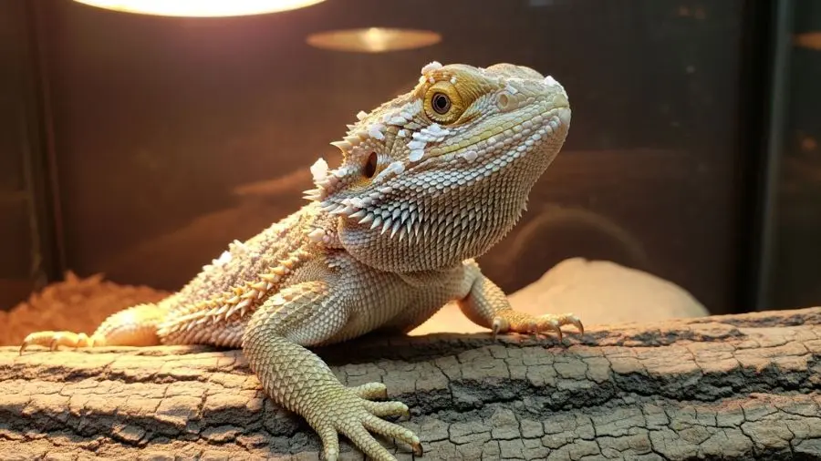 "É exatamente assim — pedaços de pele soltando pelo corpo todo, focinho esbranquiçado e um ar de 'não me enche' que o Spyke domina muito bem durante a ecdise." -->