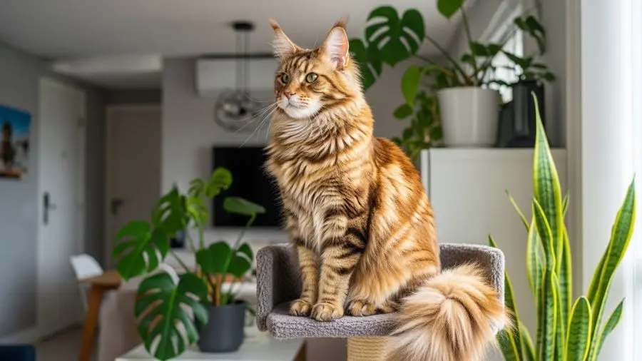 "O Odin, gato maine coon do meu amigo Rodrigo. Seis quilos, dois anos, atitude de quem sabe exatamente o tamanho que tem. E tem muito." -->