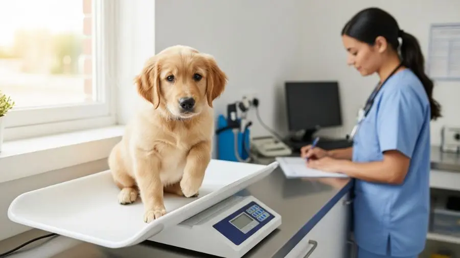  "Iniciar o acompanhamento veterinário no primeiro mês de vida é o melhor investimento que você pode fazer pelo seu Golden." 