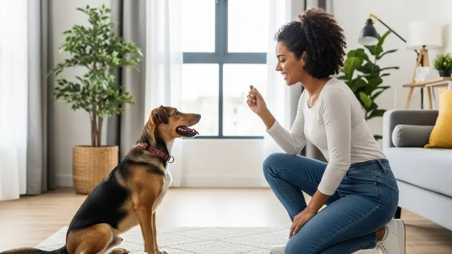 "O Marco tentou adestrar o Bento por seis meses sem resultado. Mudou um detalhe na abordagem e em duas semanas o cachorro sentava no comando. Conto tudo aqui." -->
