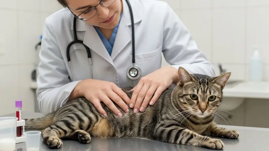 "Palpação dos rins em todo gato acima de 7 anos deveria ser rotina de consulta semestral. A doença renal em gatos não avisa antes de estar avançada." -->