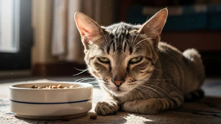 Quando a dor impede até de comer: o calicivírus pode evoluir rápido sem vacinação em dia.