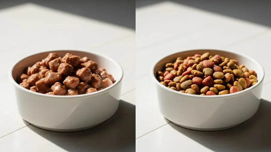 "Mesma proteína declarada na embalagem. Composição, hidratação e digestibilidade completamente diferentes."