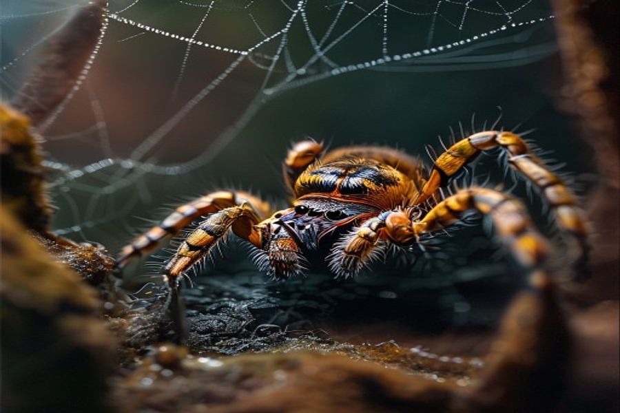 Observando o comportamento da tarântula - teias, caça e hábitos fascinantes
