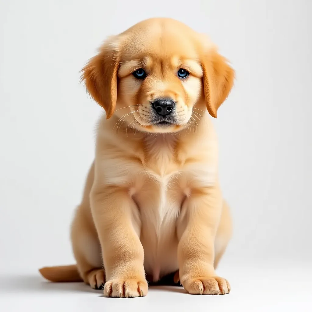 Filhote de Golden Retriever com 8 semanas