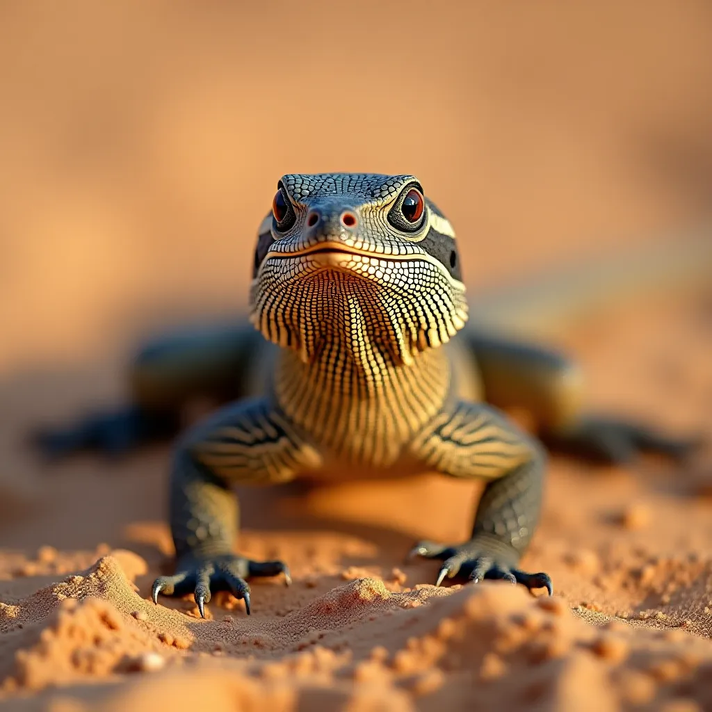 Varanus brevicauda — o menor monitor do mundo
