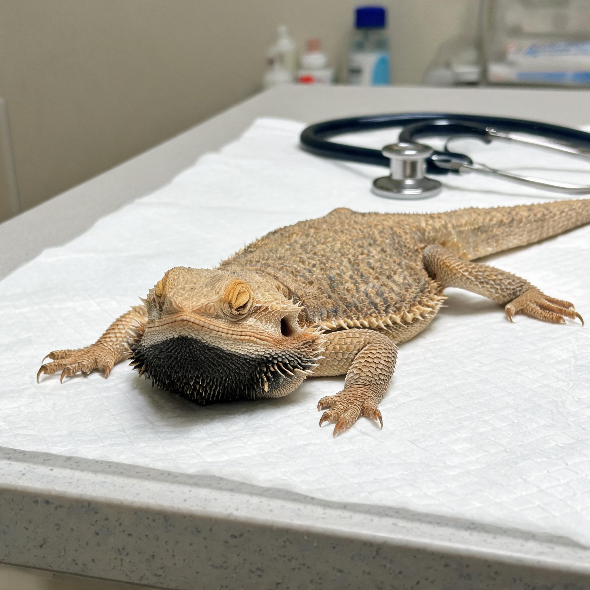 bearded dragon symptoms sick