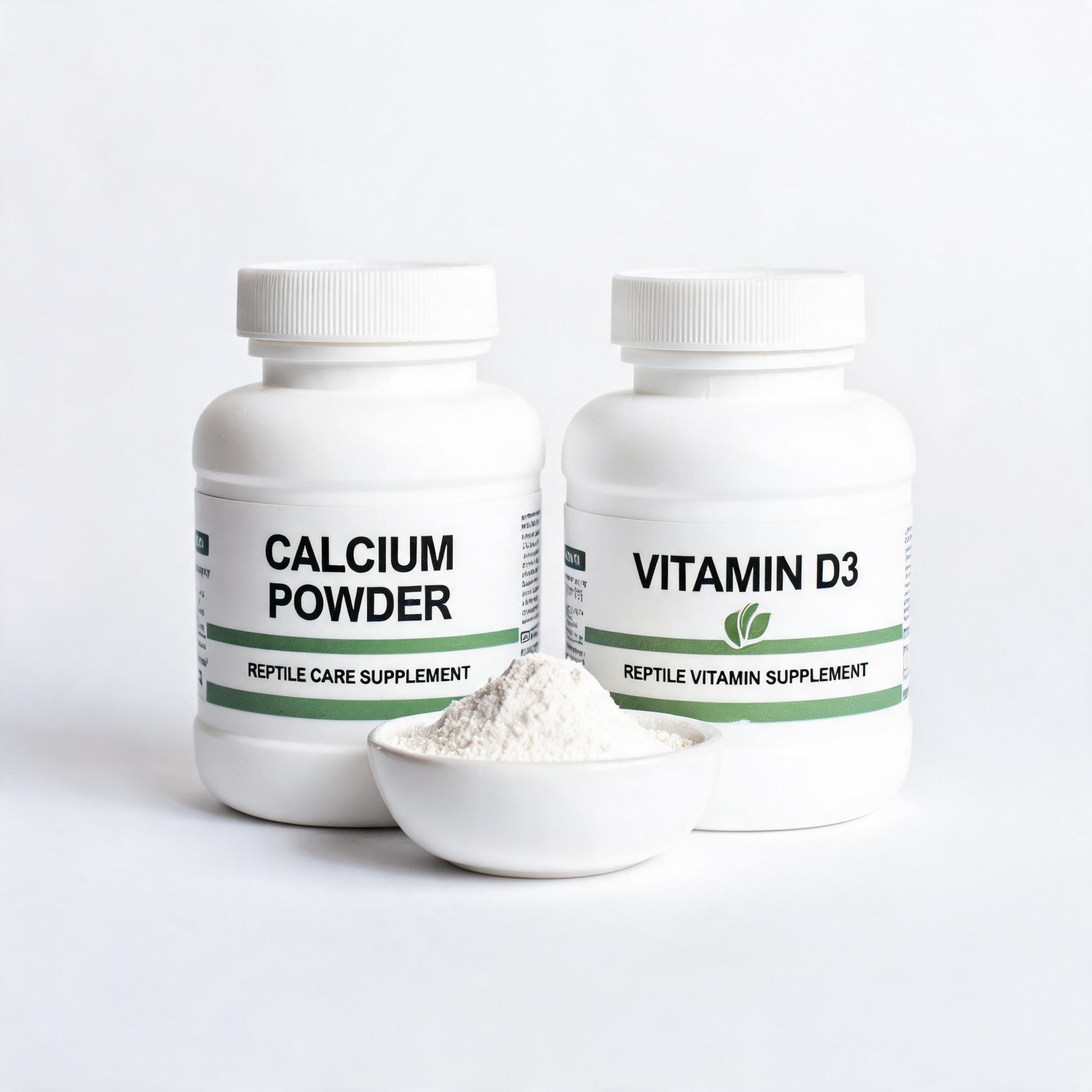 calcium powder vitamin D3 reptile supplements