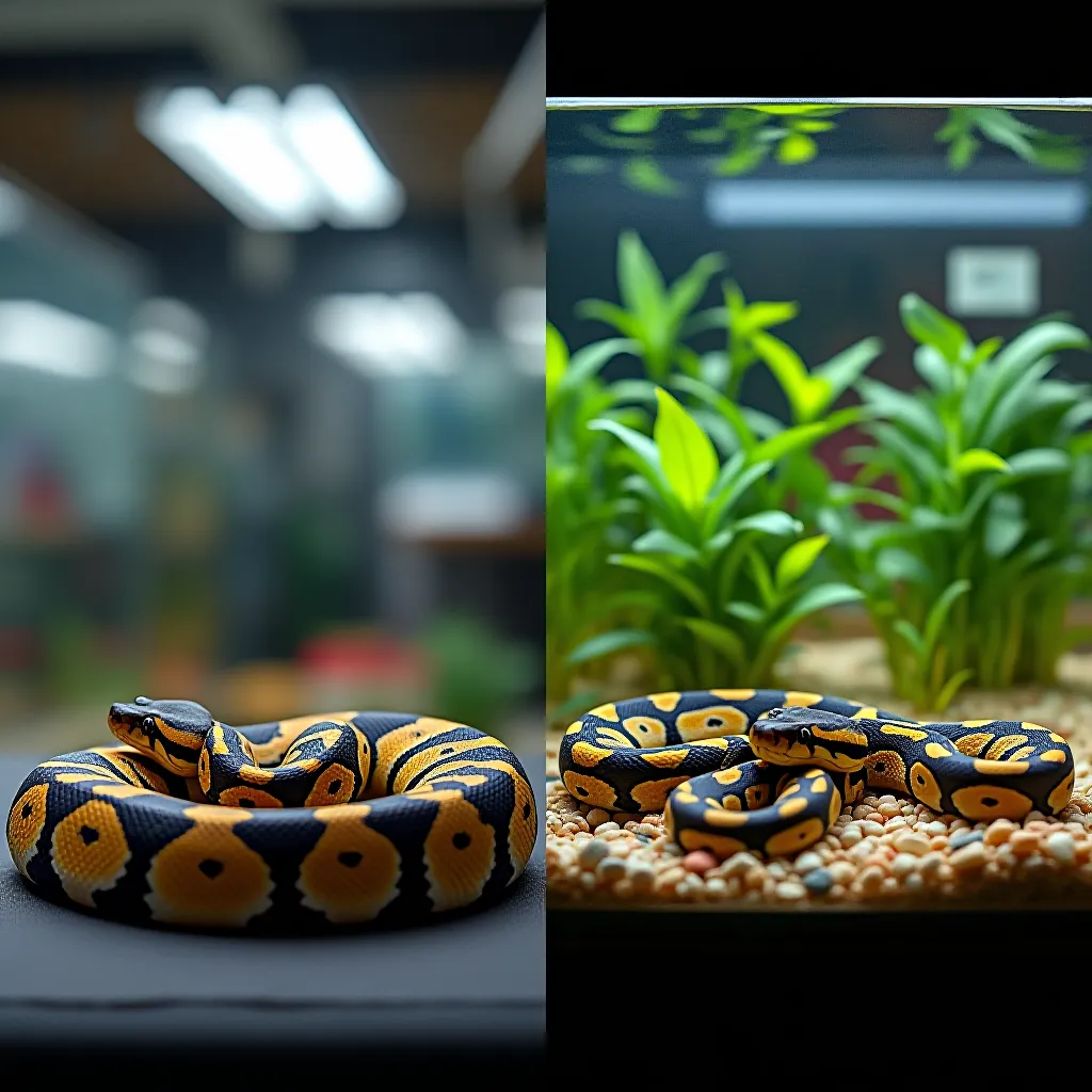 Comparação criadouro autorizado IBAMA versus loja de animais na qualidade dos répteis
