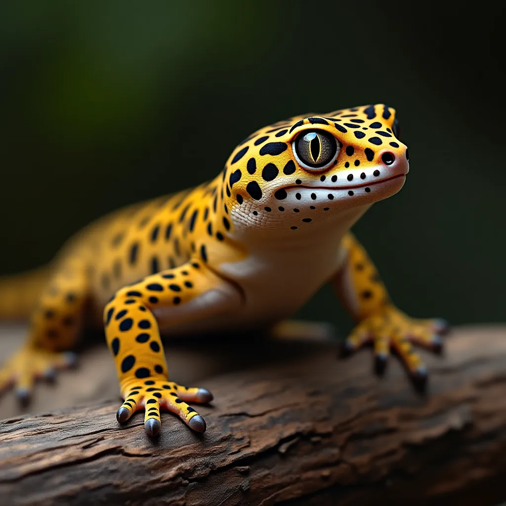 Gecko leopardo macho