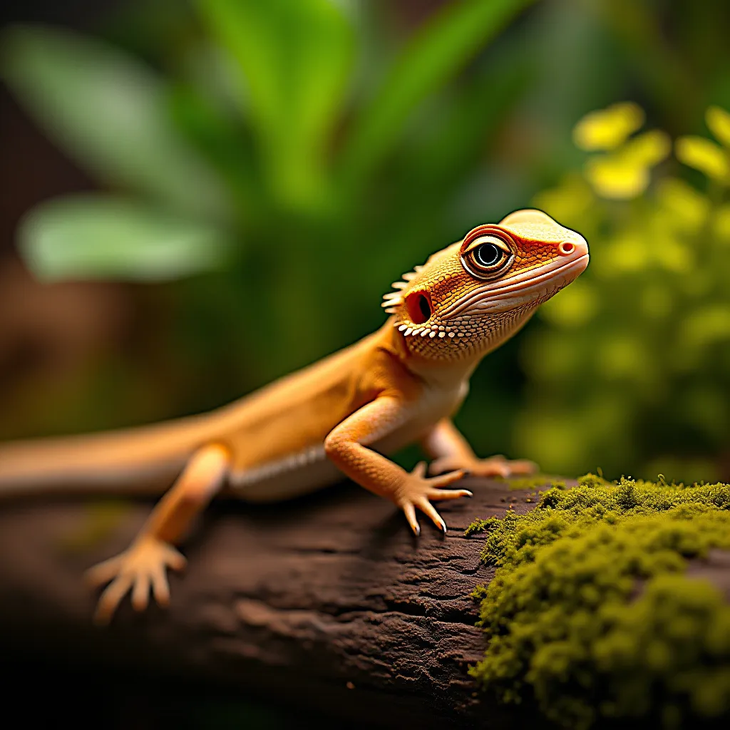 iluminação UVB T5 terrário répteis pogona