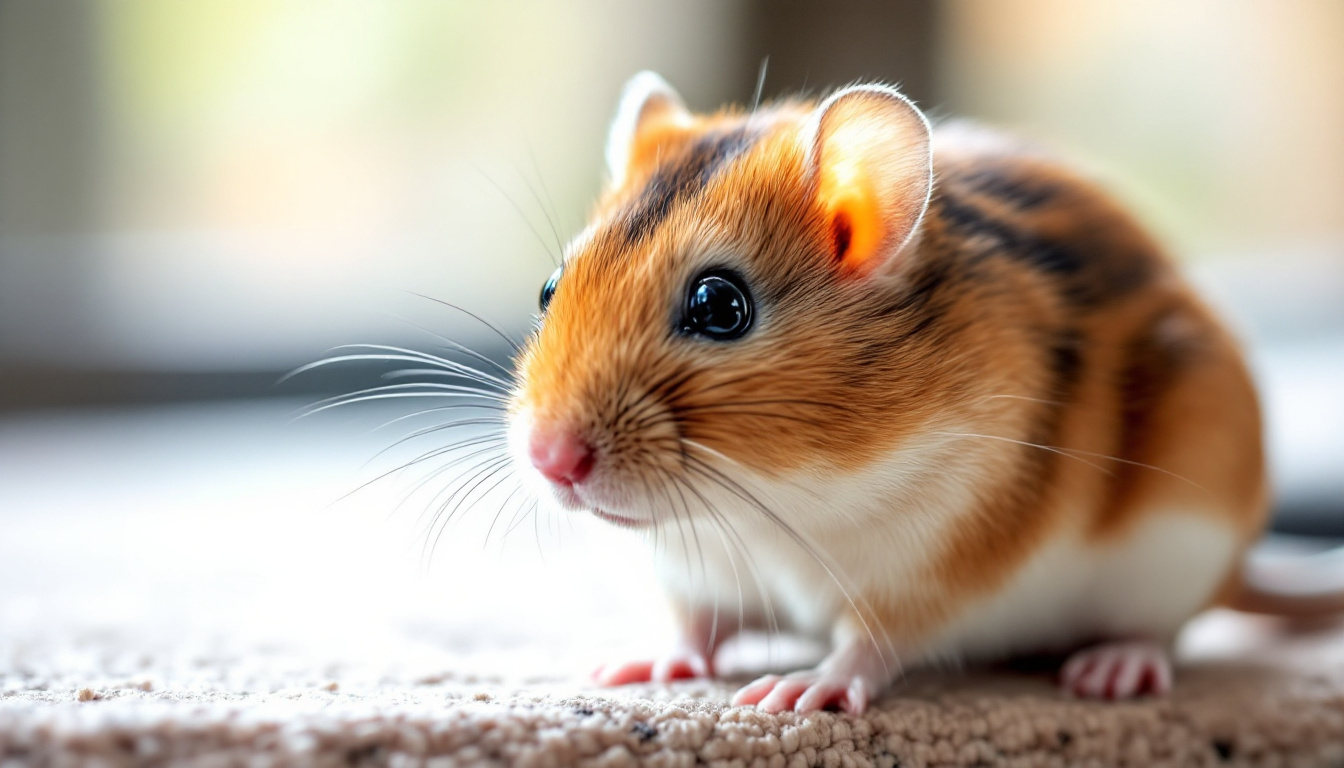 Gerbil manuseado com cuidado por tutor iniciante em ambiente doméstico